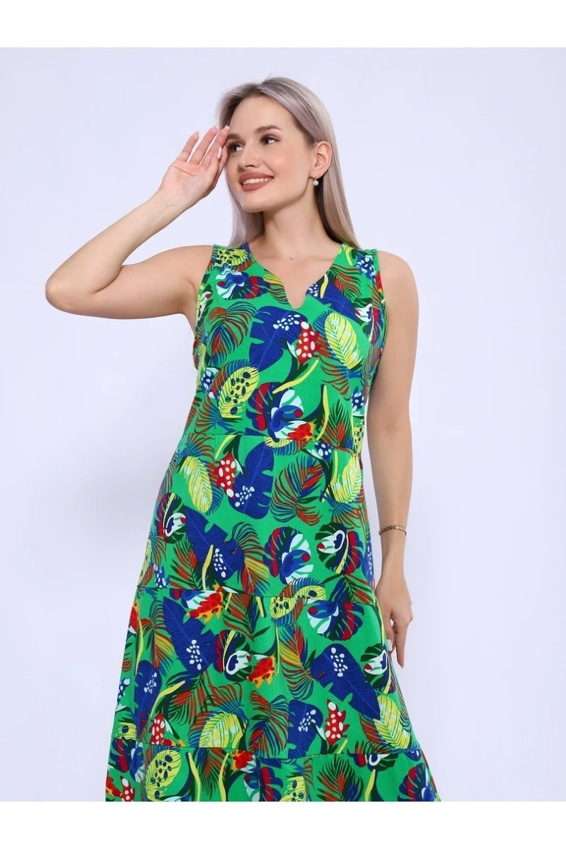 Платье женское - 718 - зеленый