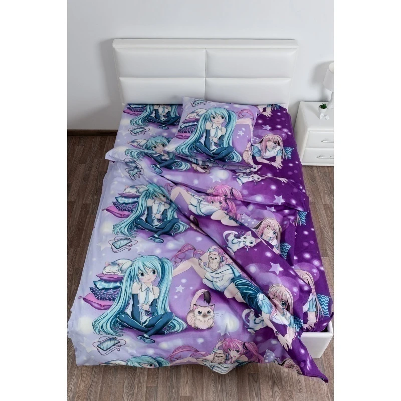 КПБ "МИЛАН" бязь "Аниме" подростковый с одной наволочкой