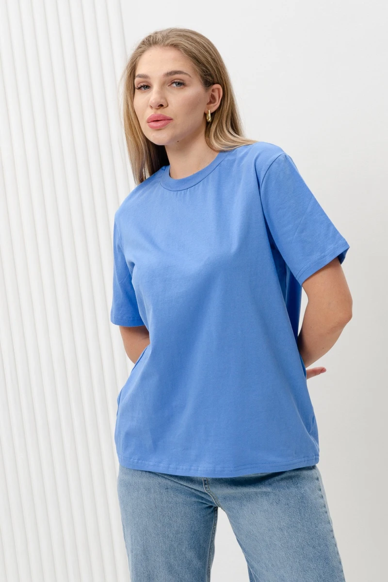 Футболка 8471/3 унисекс (голубой)