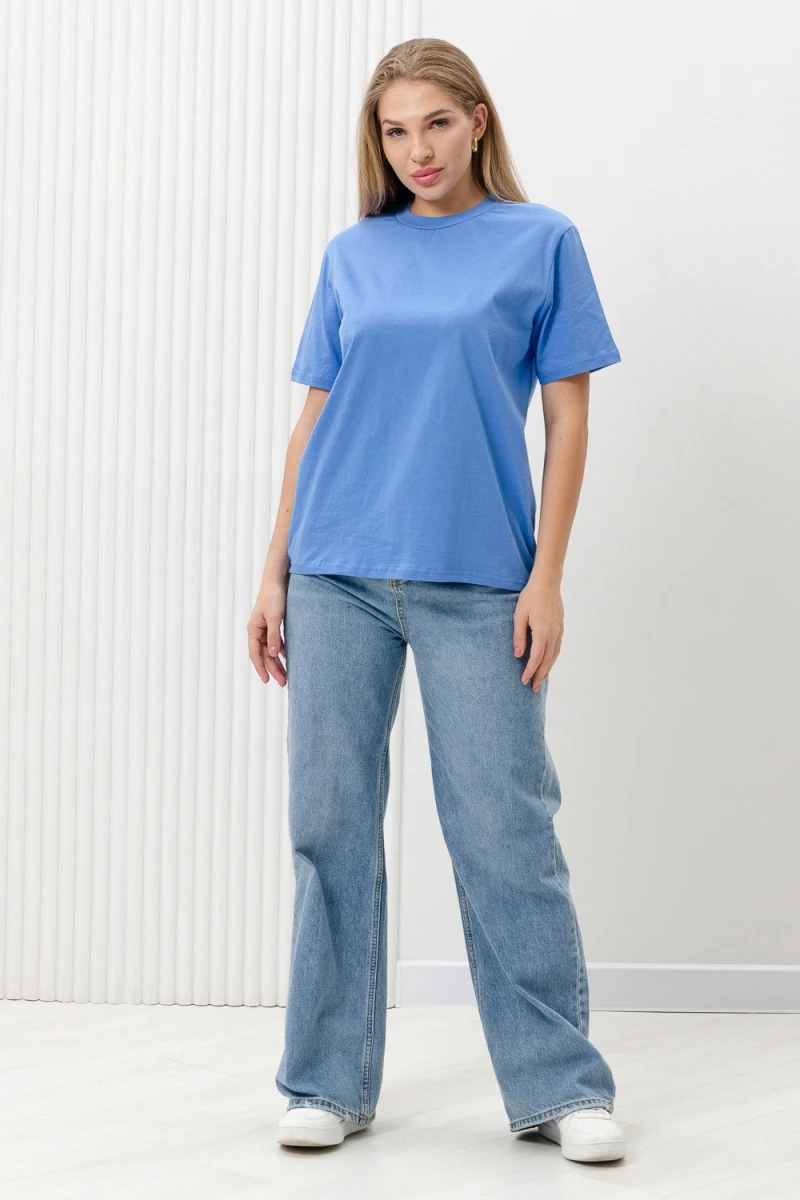 Футболка 8471/3 унисекс (голубой)