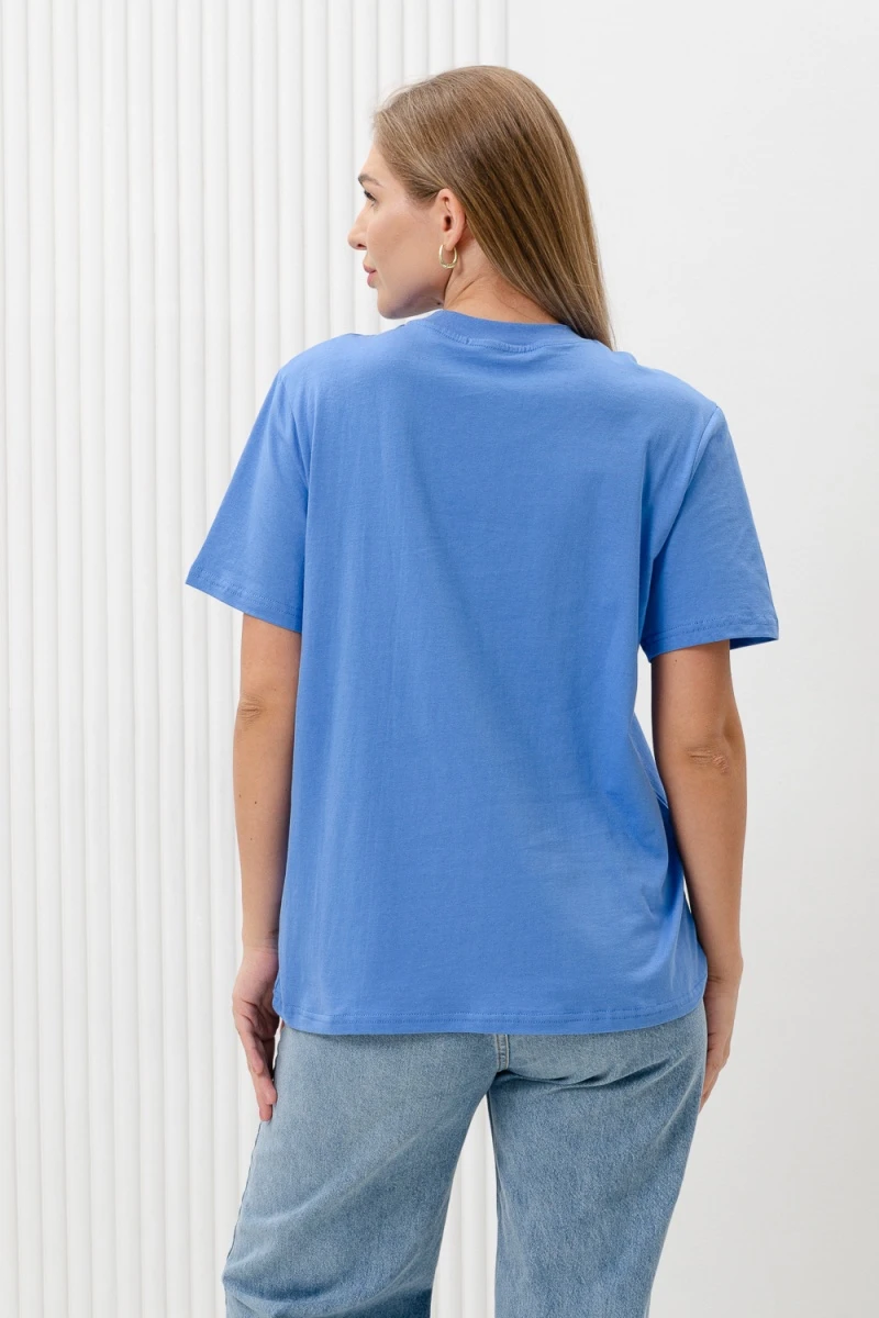 Футболка 8471/3 унисекс (голубой)