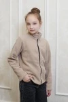 Детская толстовка 34512 на флисе (бежевый)