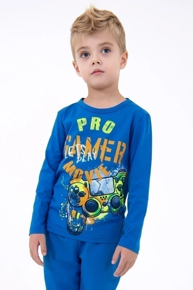 Лонгслив Джойстик (василек)