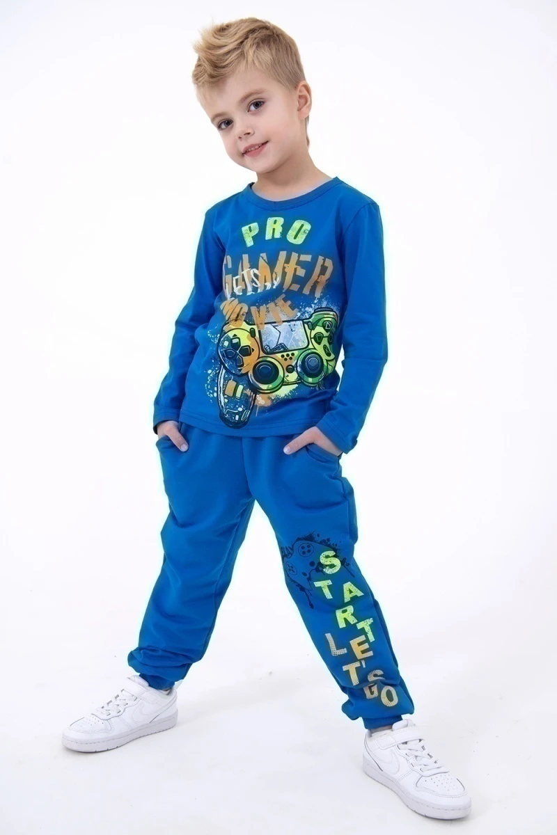 Лонгслив Джойстик (василек)