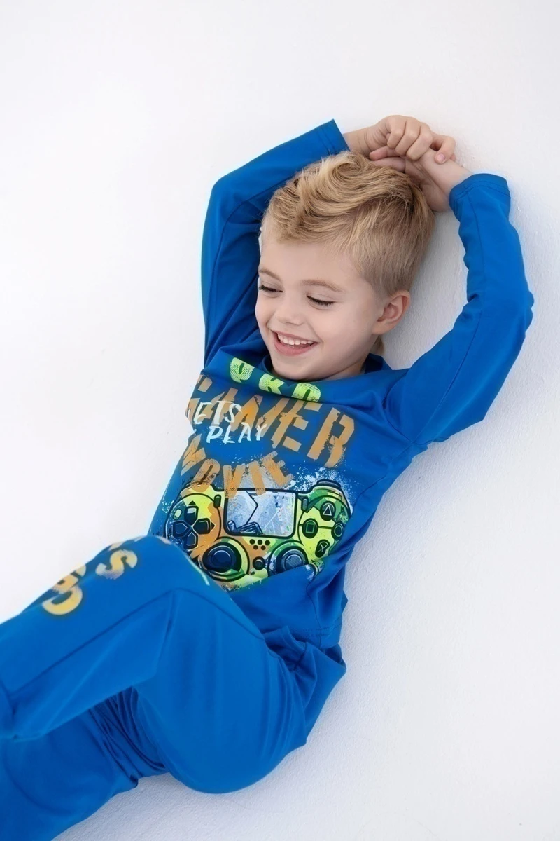 Лонгслив Джойстик (василек)