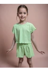 Костюм с шортами 33056 Пружинка короткий (зеленый)