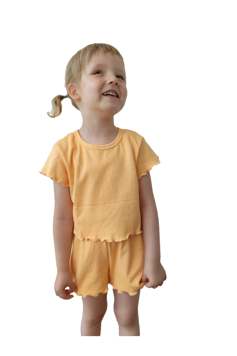 Костюм с шортами 33056 Пружинка короткий (желтый)