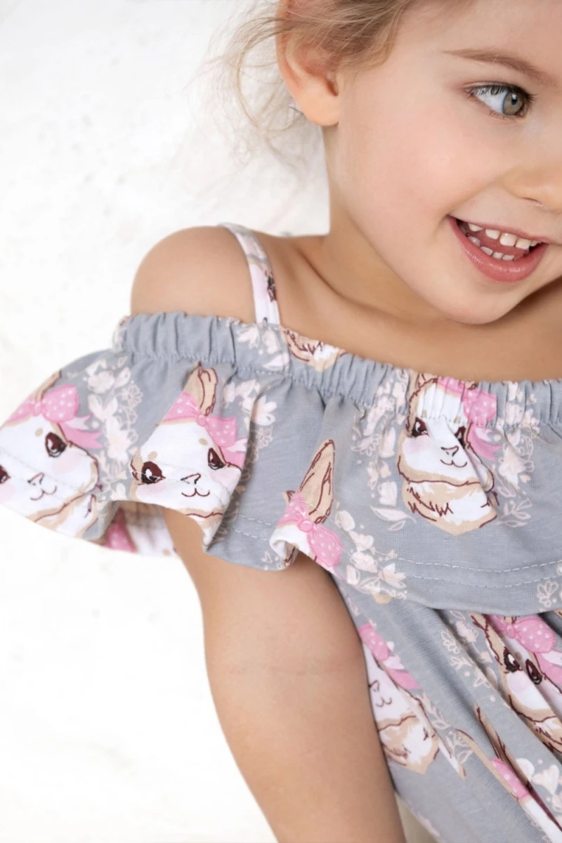 Сарафан Little Bunny (серый)