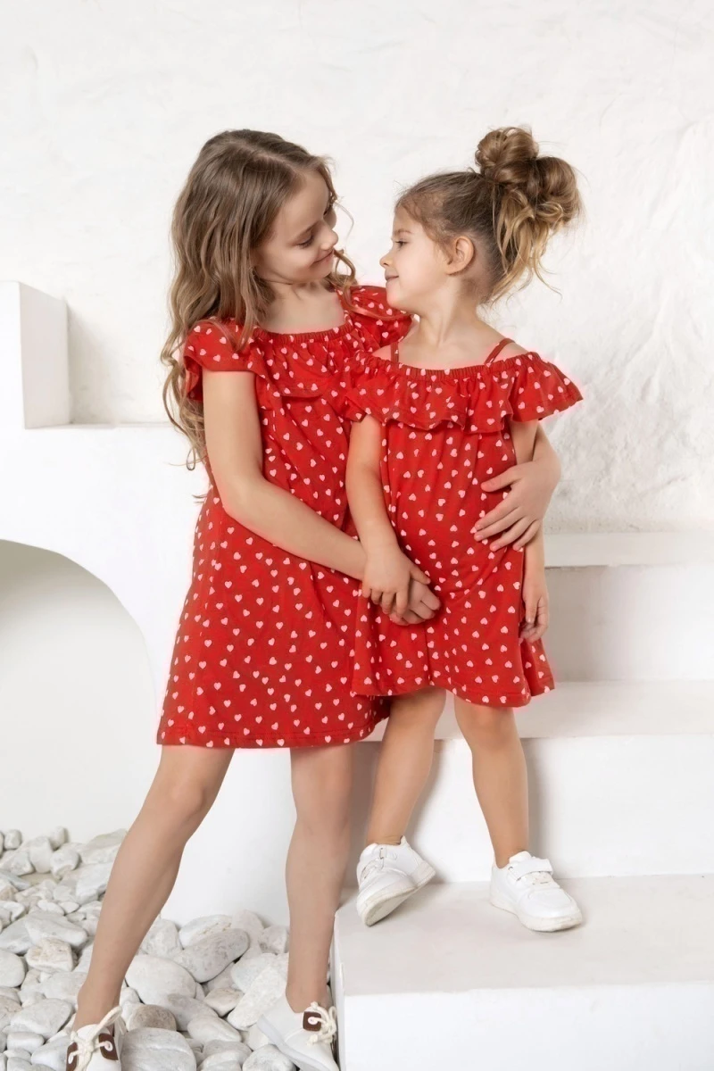 Сарафан Любовь-морковь (красный)