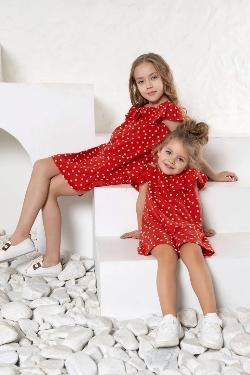 Сарафан Любовь-морковь (красный)