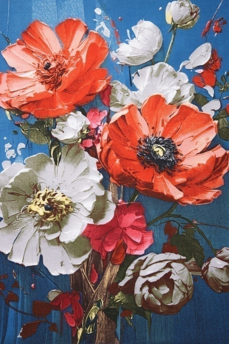 Полотенце 32590 Подарочная упаковка (разноцветные цветы)