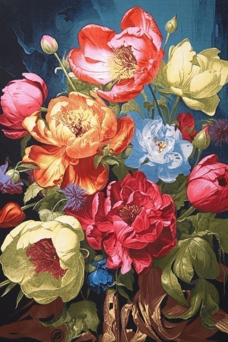 Полотенце 32590 Подарочная упаковка (разноцветные цветы)