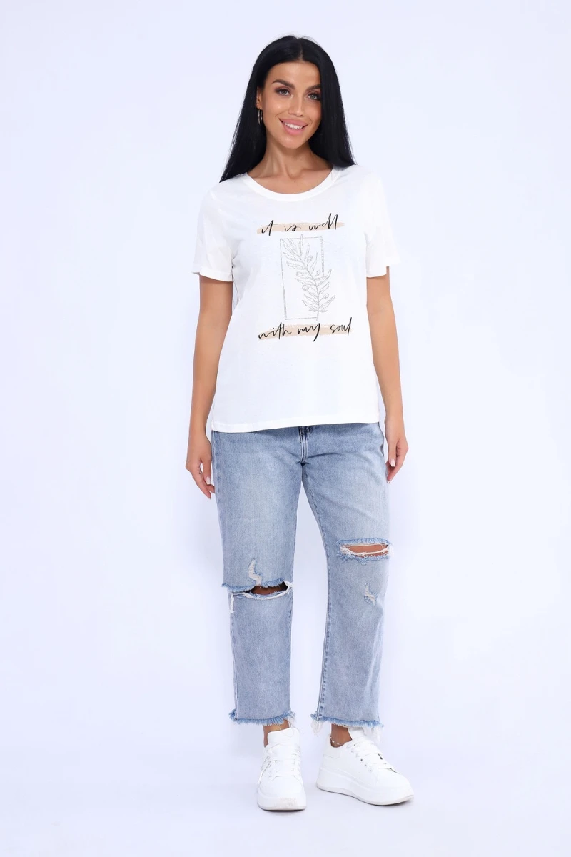 Футболка 80036 (молочный)