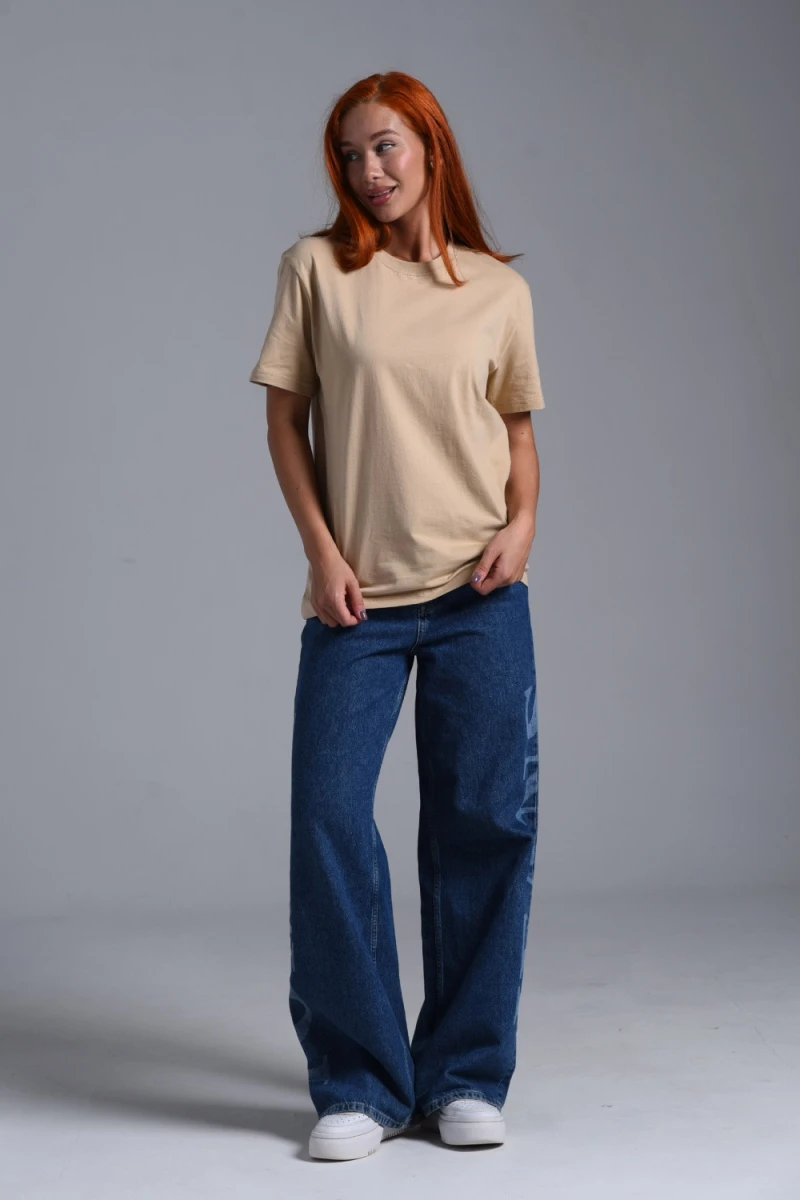 Футболка 8471/4 унисекс (бежевый)