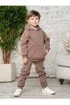 Детский костюм с брюками футер начёс Креатив 30204 (мокко)
