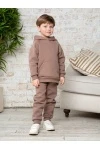 Детский костюм с брюками футер начёс Креатив 30204 (мокко)