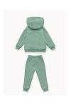 Детский костюм с брюками футер начёс Драйв 20336 (зеленый гранит)
