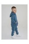 Детский костюм с брюками футер начёс Драйв 20336 (голубой камень)