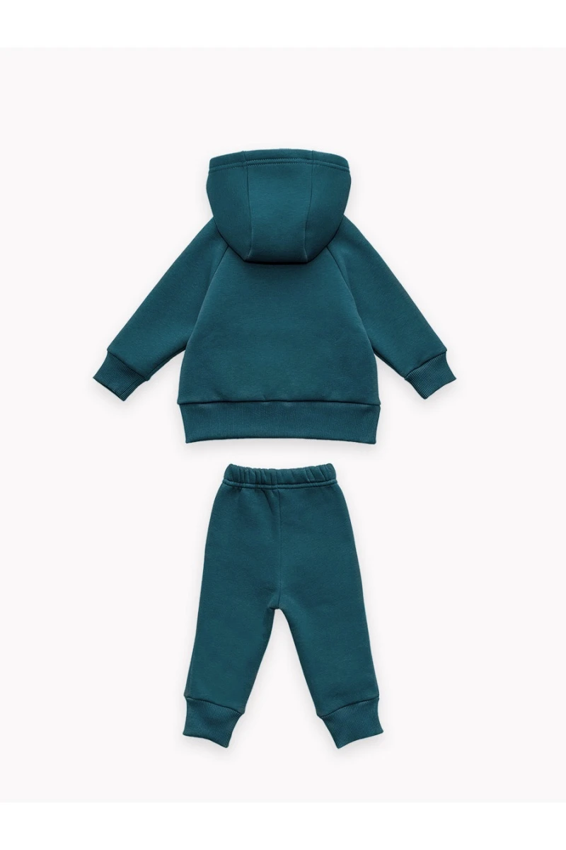 Детский костюм с брюками футер начёс Драйв 20336 (морская глубина)