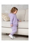 Костюм с брюками футер начёс Малинка 20338 (сиреневый)