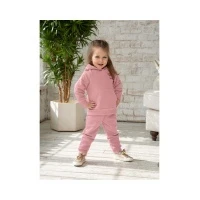 Костюм с брюками футер начёс Малинка 20338 (розовая дымка)