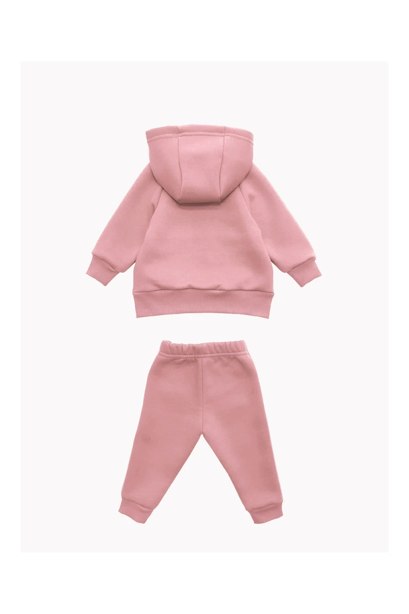 Костюм с брюками футер начёс Малинка 20338 (розовая дымка)
