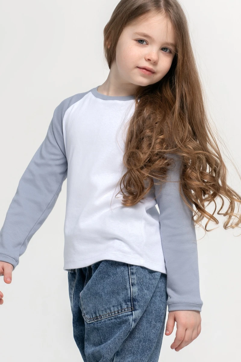 Детский свитшот Элвисин (серый)