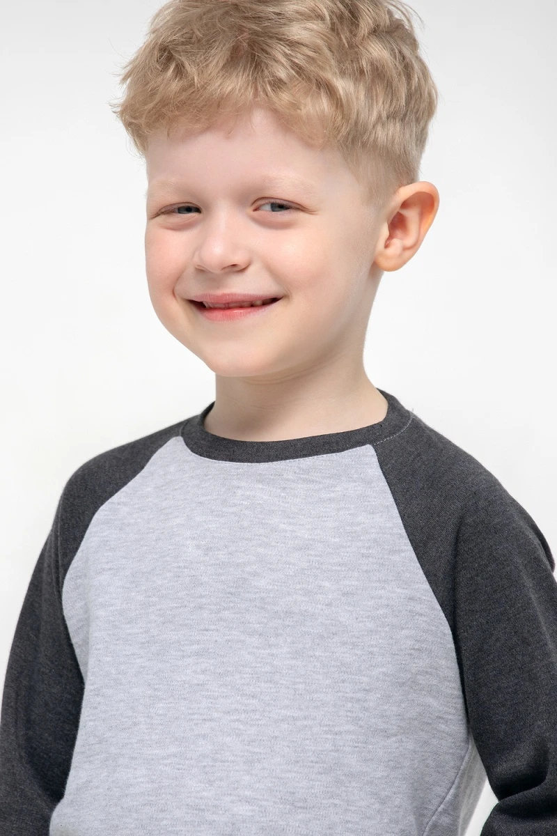 Детский свитшот Элвисин (антрацит)