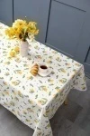 Мимоза скатерть на стол (белый)