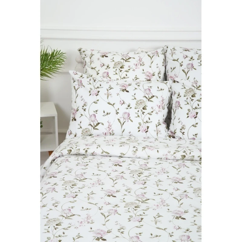 Пододеяльник Пиония (белый)