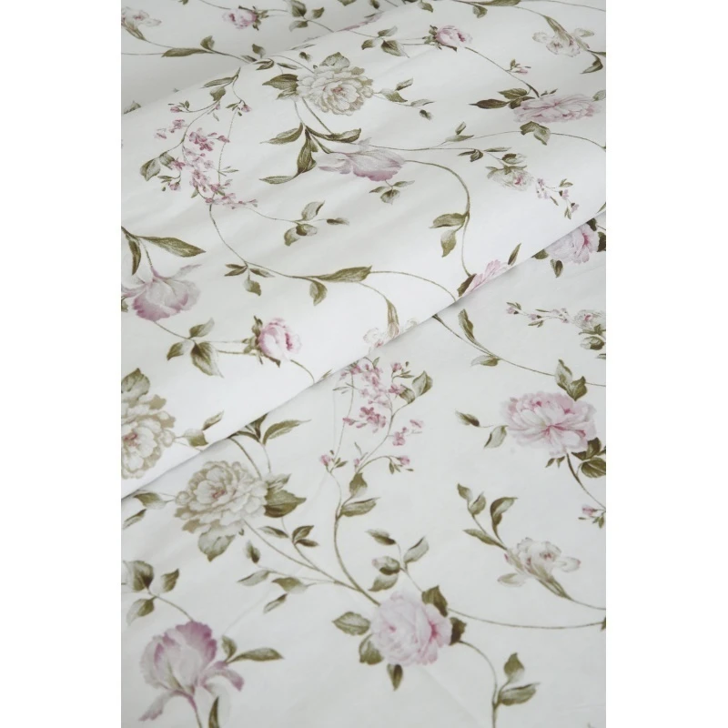 Пододеяльник Пиония (белый)