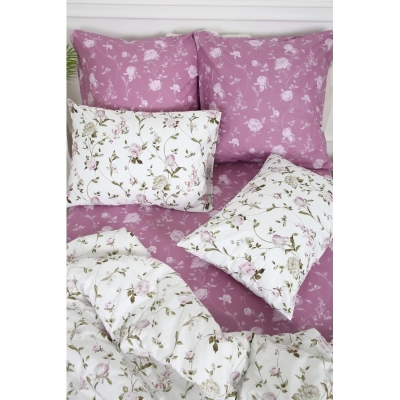 Пододеяльник Пиония (белый)