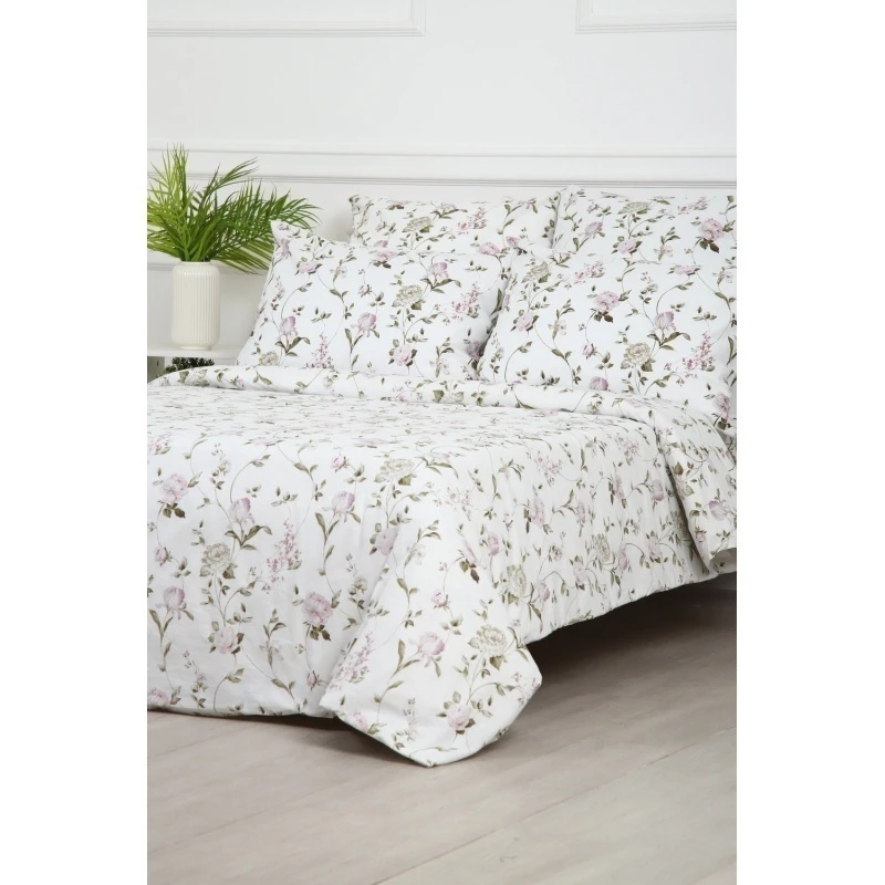 Пододеяльник Пиония (белый)