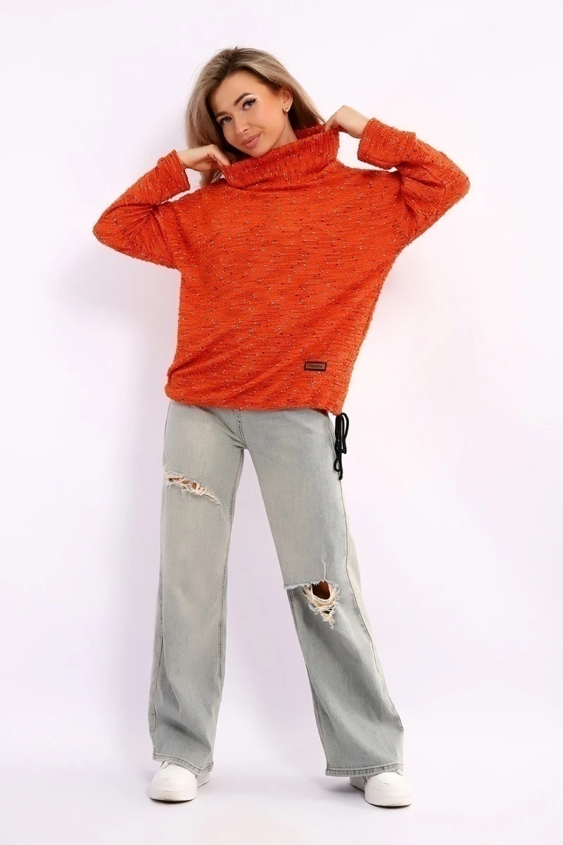 Джемпер 82084 (оранжевый)