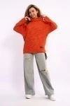 Джемпер 82084 (оранжевый)