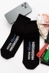 Носки стандарт Будущий миллионер (черный)