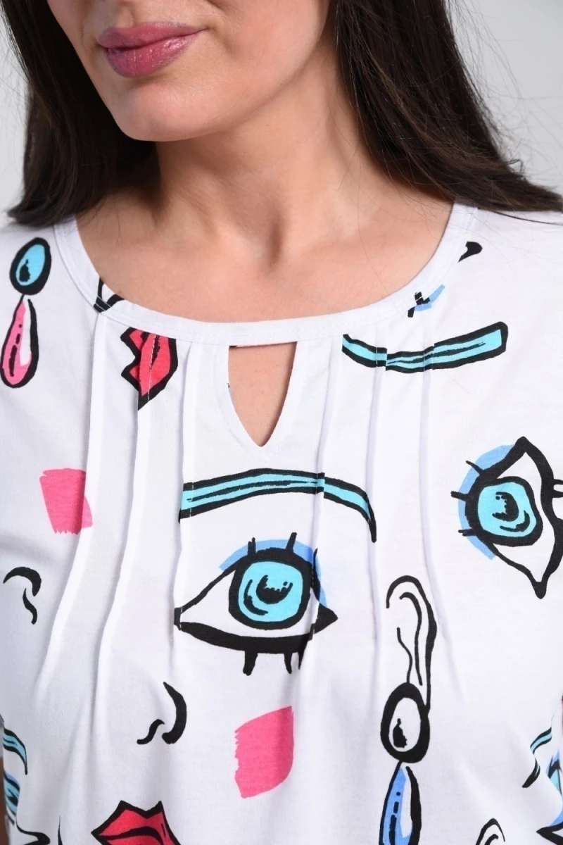 Туника 8243 (глаза на белом)