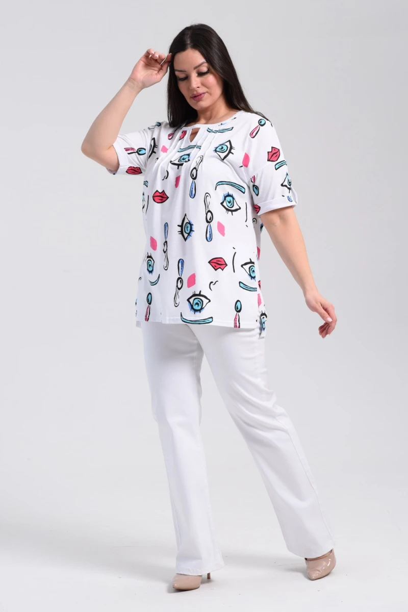 Туника 8243 (глаза на белом)