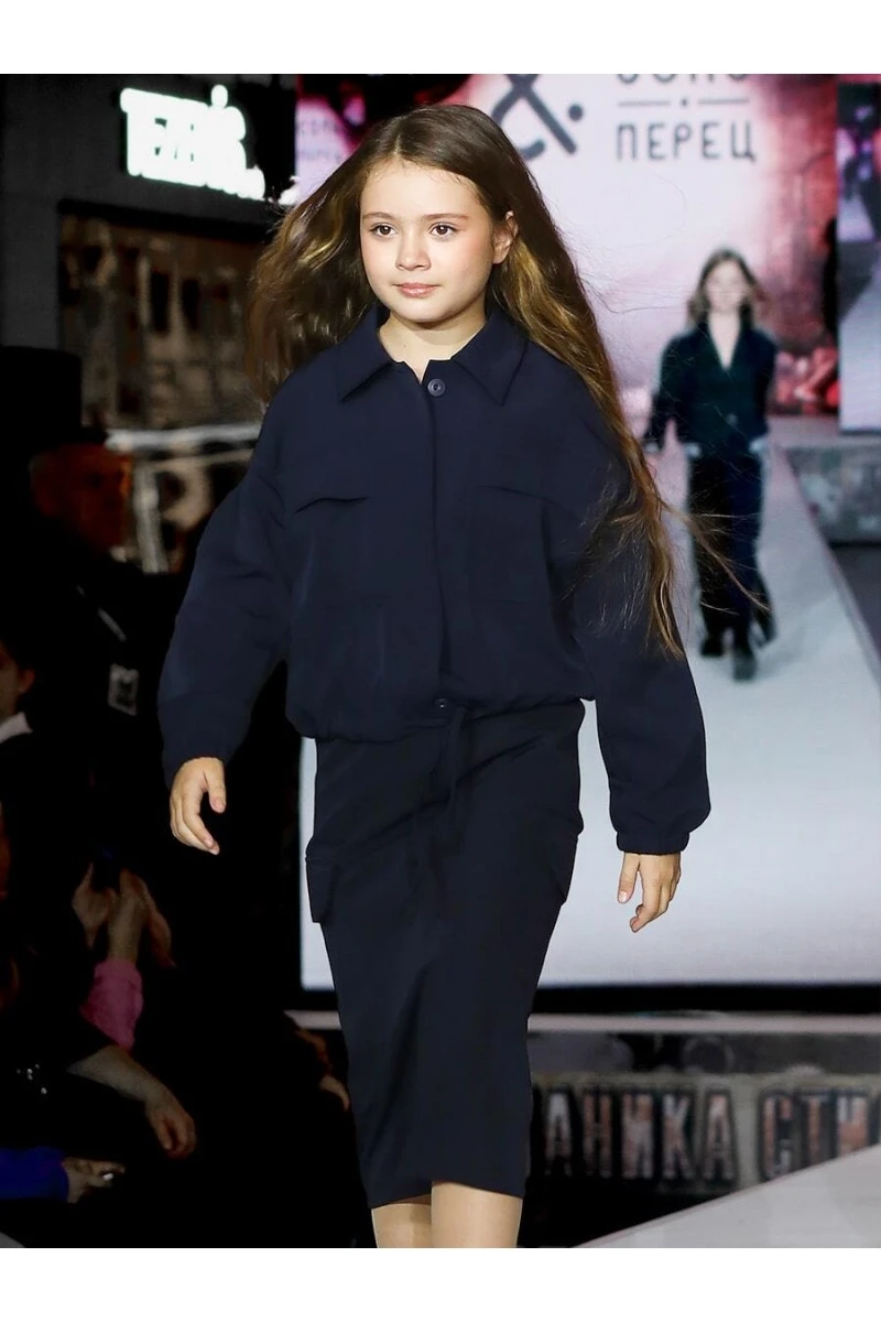 Бомбер SP2514 (темно-синий)