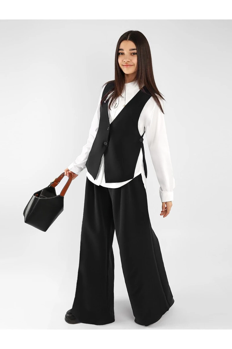 Жилет для девочки SP2513 (черный)