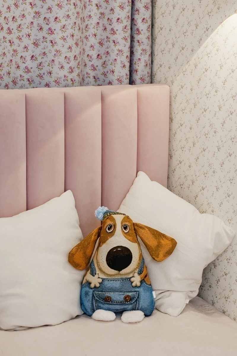 Подушка декоративная игрушка Бобик 25*35 (оранжевый)