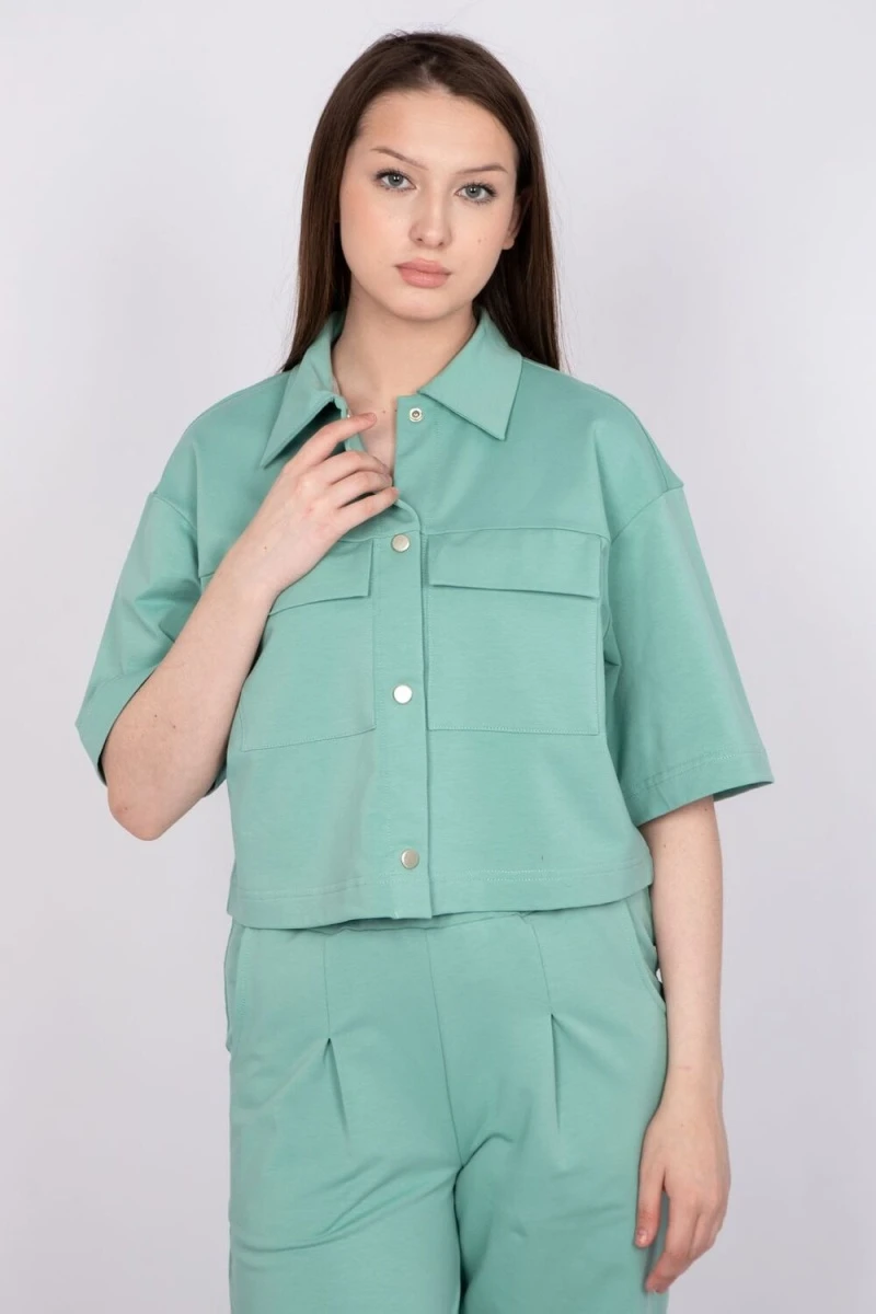 Пиджак 6395 (пыльная мята)