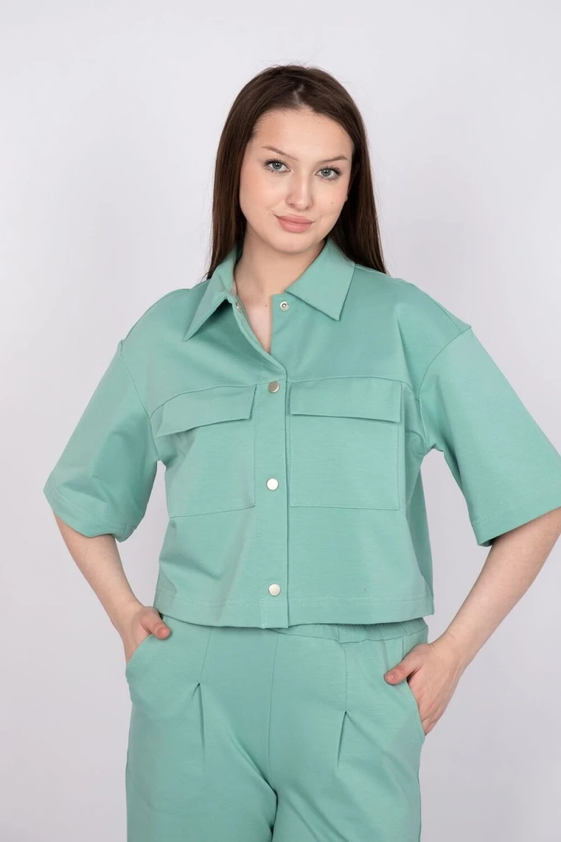 Пиджак 6395 (пыльная мята)