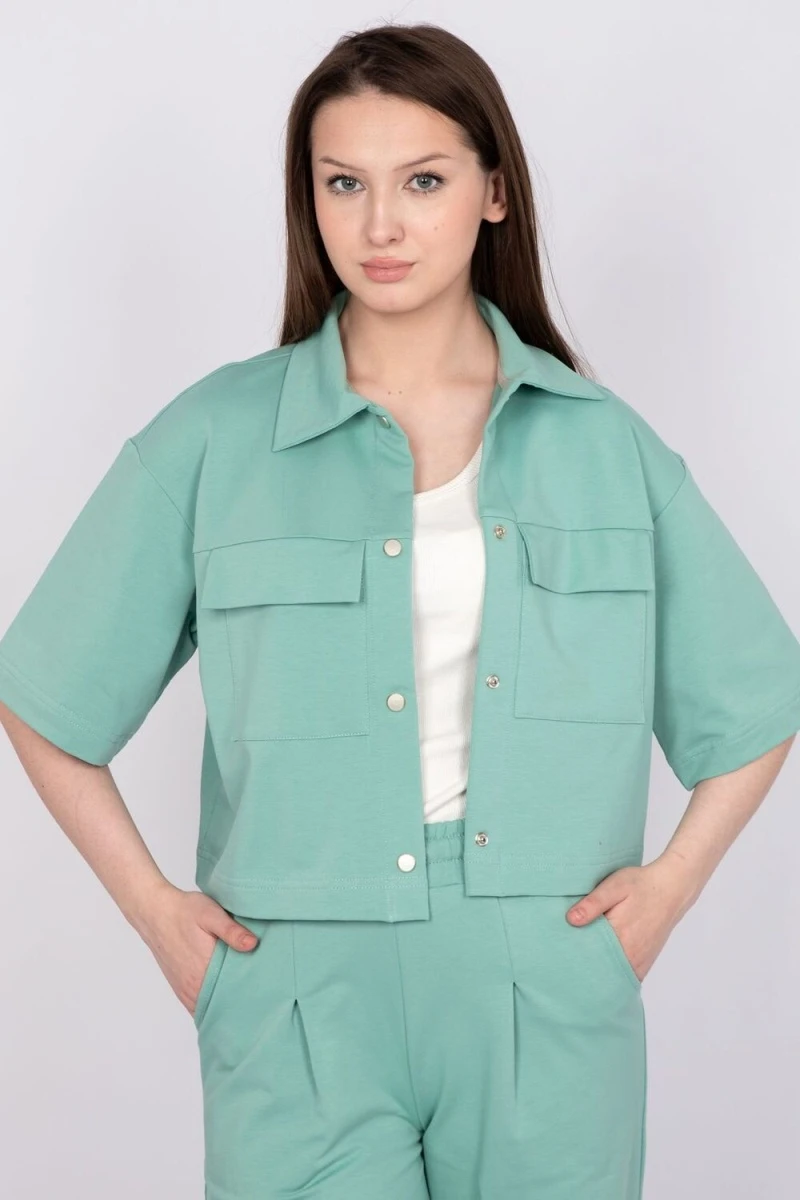 Пиджак 6395 (пыльная мята)