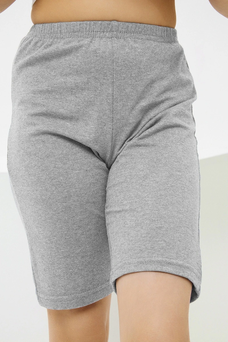 Детские шорты 7369 (серый (меланж))