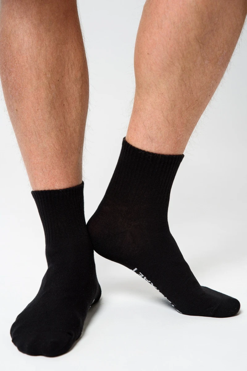 Носки стандарт Папа отдыхает (черный)