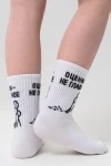Детские носки стандарт Оценки не главное (набор 2 пары) (белый)