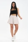 Юбка-шорт 13 (бежевый)