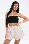 Юбка-шорт 13 (бежевый)