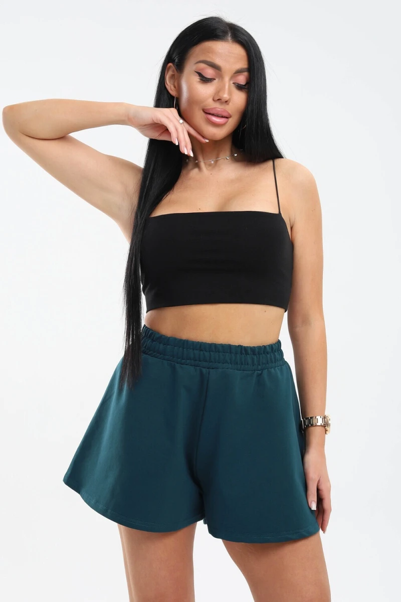 Юбка-шорт 13 (петроль)